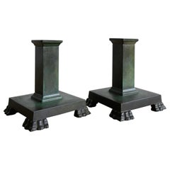 Swedish Grace Bronze Candlesticks 1920-30s