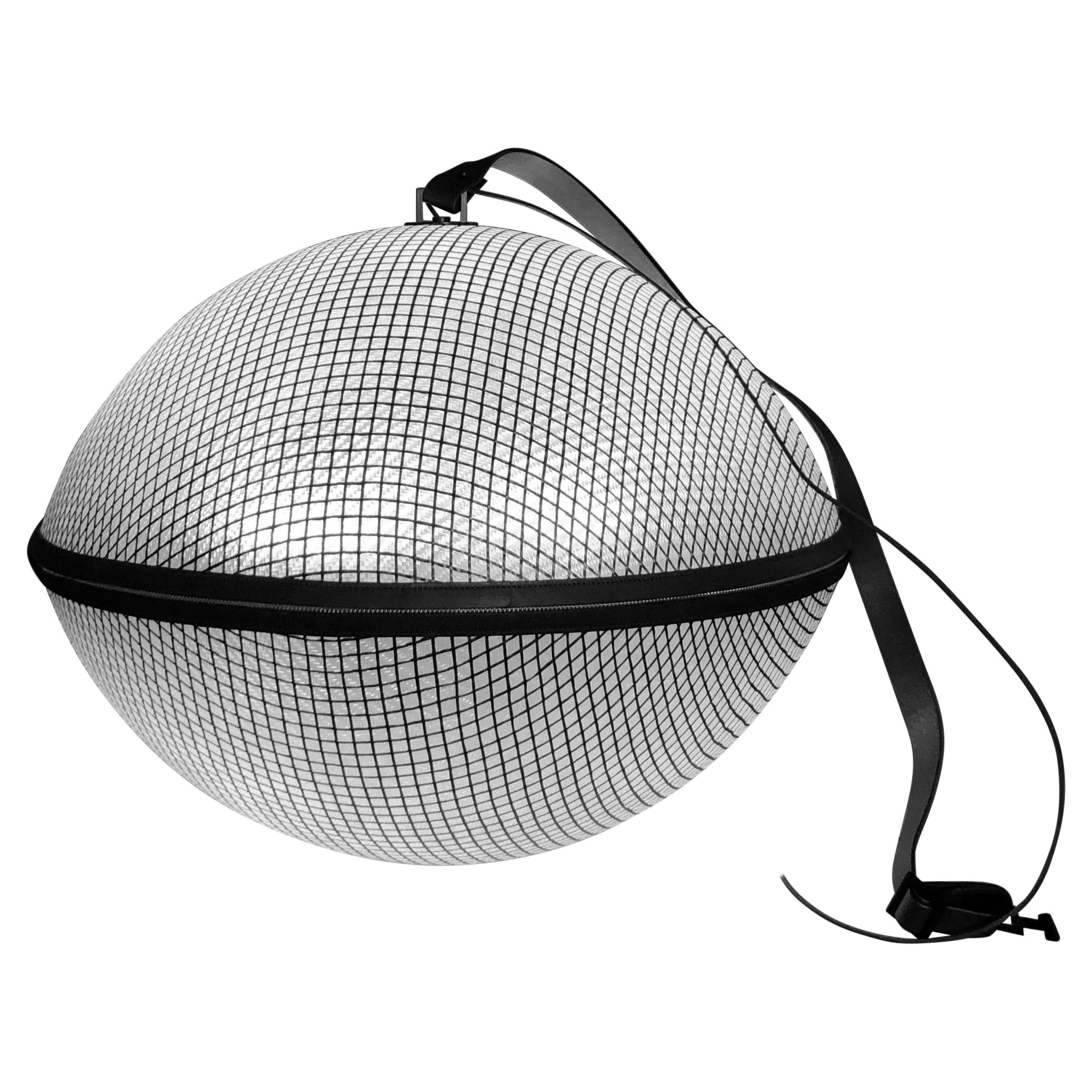 Zip Noir ZR52 Suspension Lamp by Coralie Beauchamp