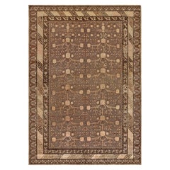 Doris Leslie Blau Midcentury Samarkand Tapis en laine fait main