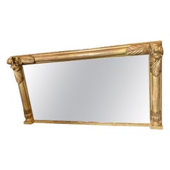 19th Century Regency Period Giltwood Overmantle Mirror