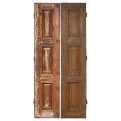 Set Of Two Decorative 18th Century Tall Doors