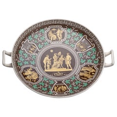 Taza griega Copeland Spode del siglo XIX