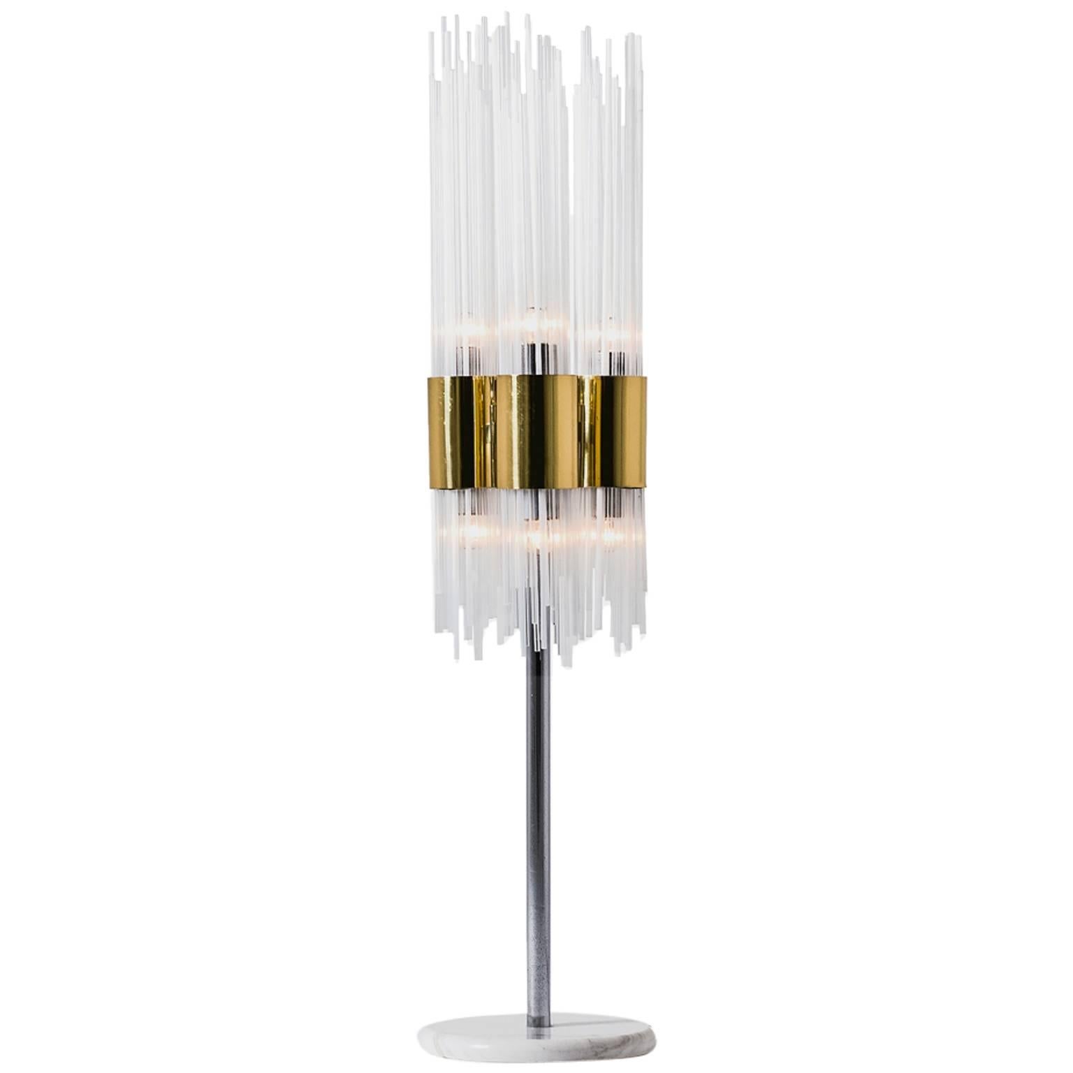 Impressive Large Italian Table Lamp