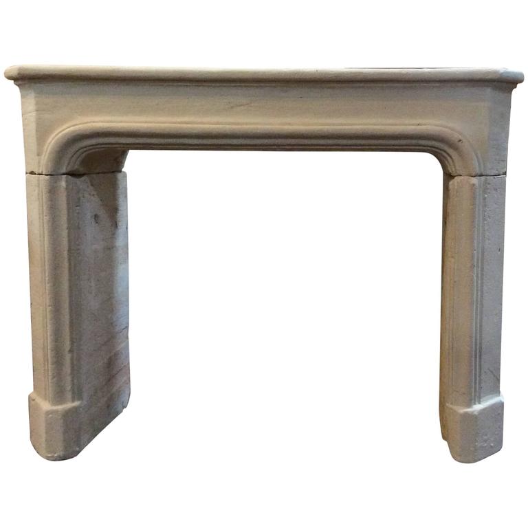 Antique Limestone Mantel For Sale at 1stdibs