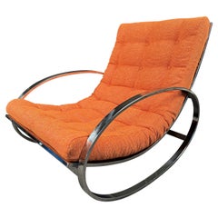 Renato Zevi "Ellipse" Lounge Chair in Chrome