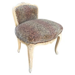 Silla de tocador francesa estilo Luis XV