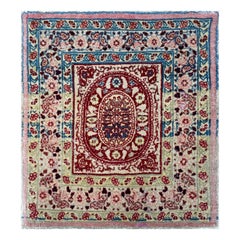 Antique Persian Tabriz  Rug, The Center Of Universe