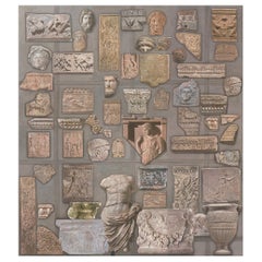 Artifacts Hand-painted Canvas Mural