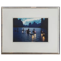 Hiroji Kubota "Cormorant Fishing" C-Print