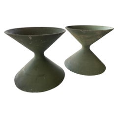 Jardinières Diabolo vertes de Willy Guhl