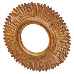 Mid-Century Modern Sunburst Wall Mirror, circa 1960