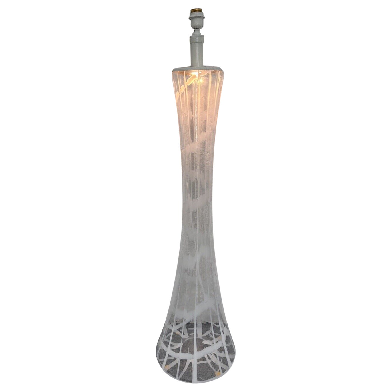 Lampadaire Mazzega Murano 1970 Design Modernisme
