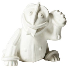 Figurine "Dragon Puppy" en grès de Wilhelm Kåge, Gustavsberg, Suède, années 1940