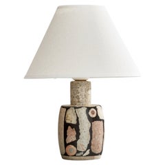 Swedish Designer, Table Lamp, Stone, Sweden, 1960s