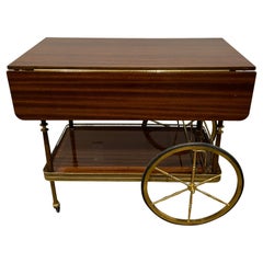 Chariot de bar français du milieu du 20e siècle