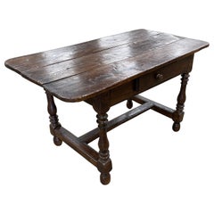 Antique French Oak Country Farmhouse Table (Mesa rural de roble francés antiguo)