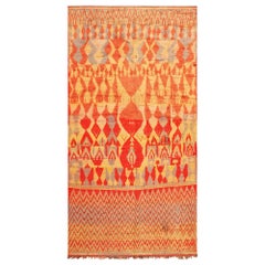 Vibrante Alfombra Tribal Vintage Azilal Marroquí 5'3" x 9'8