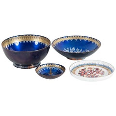 Four Beautiful Enameled Items Made by Eva Scherer, Vienna, Austria