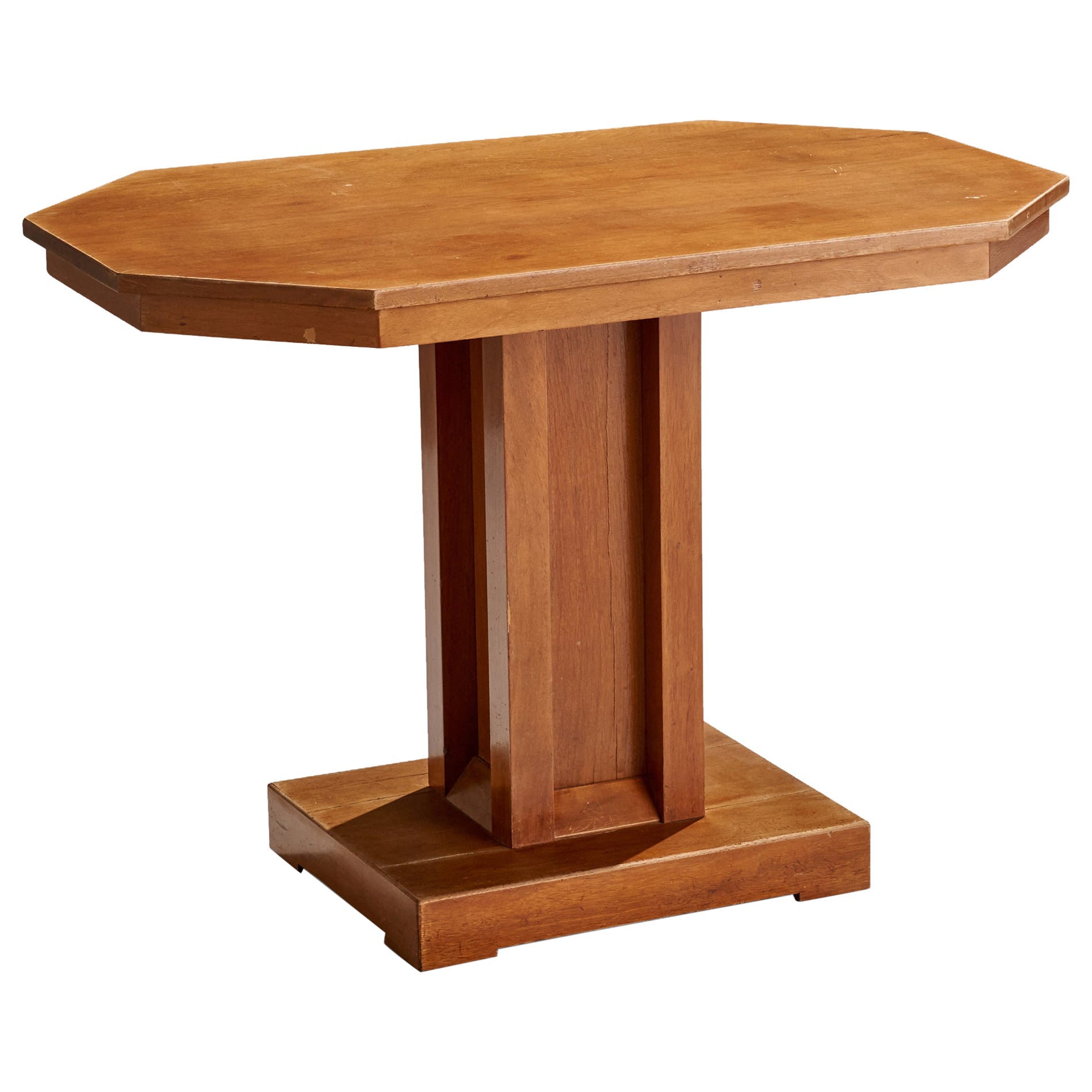 Schwedischer Designer, Beistelltisch, Holz, Schweden, 1920er Jahre