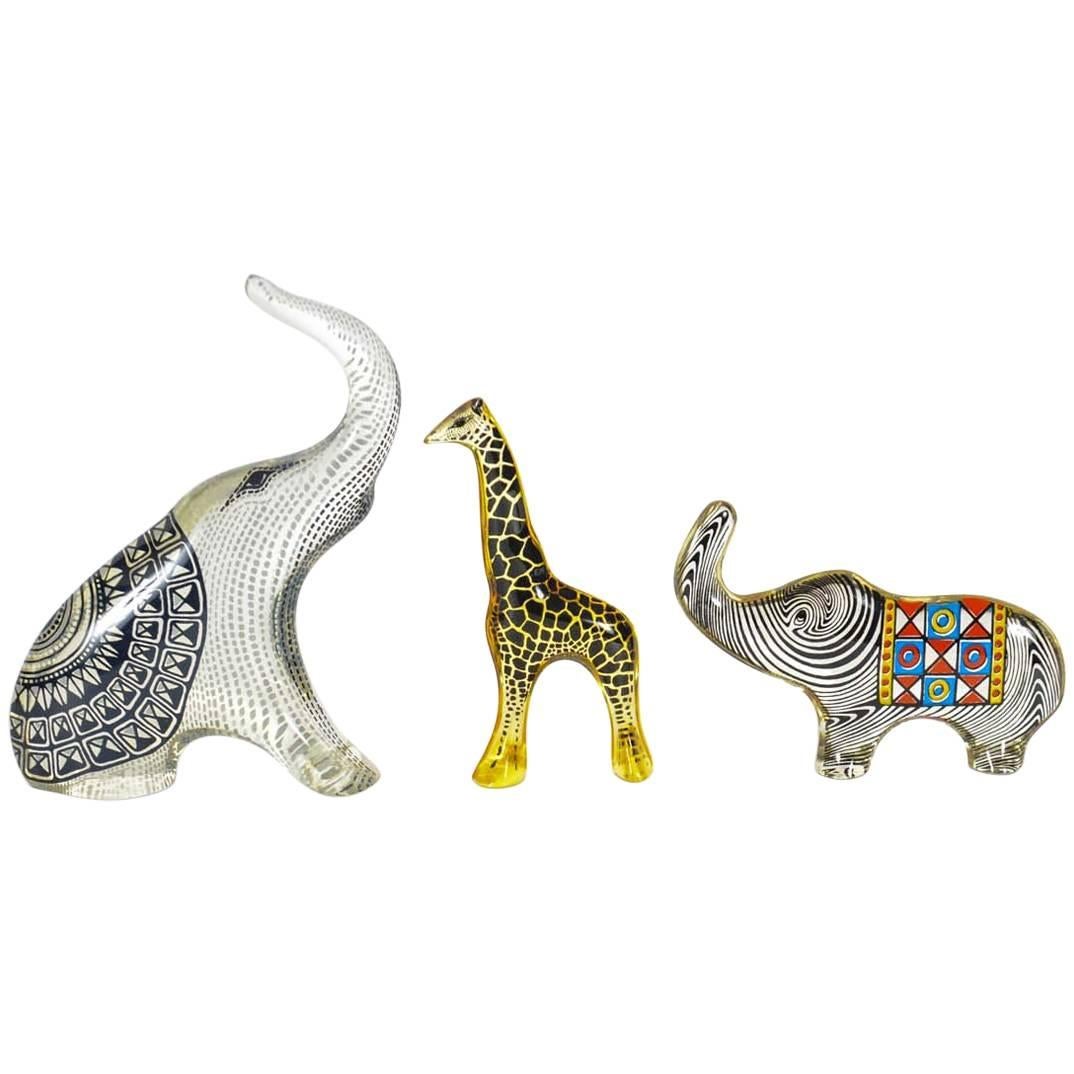 Set of Three Wild Animals Made by Abraham Palatnik