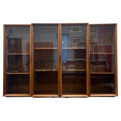 Mid-Century Floating Curio Cabinet by United Furniture