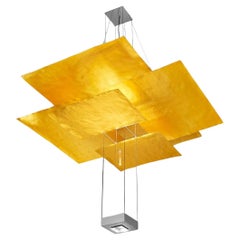 'Oh Mei Ma Kabir' Gold Plated Chandelier for Ingo Maurer