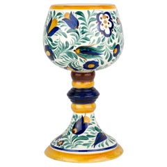 Unusual Arts and Crafts Footed Goblet Vase by Schwaz, Austria