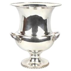 Large Mexican Campagna Form Sterling Silver Champagne Cooler or Wine Bucket 4
