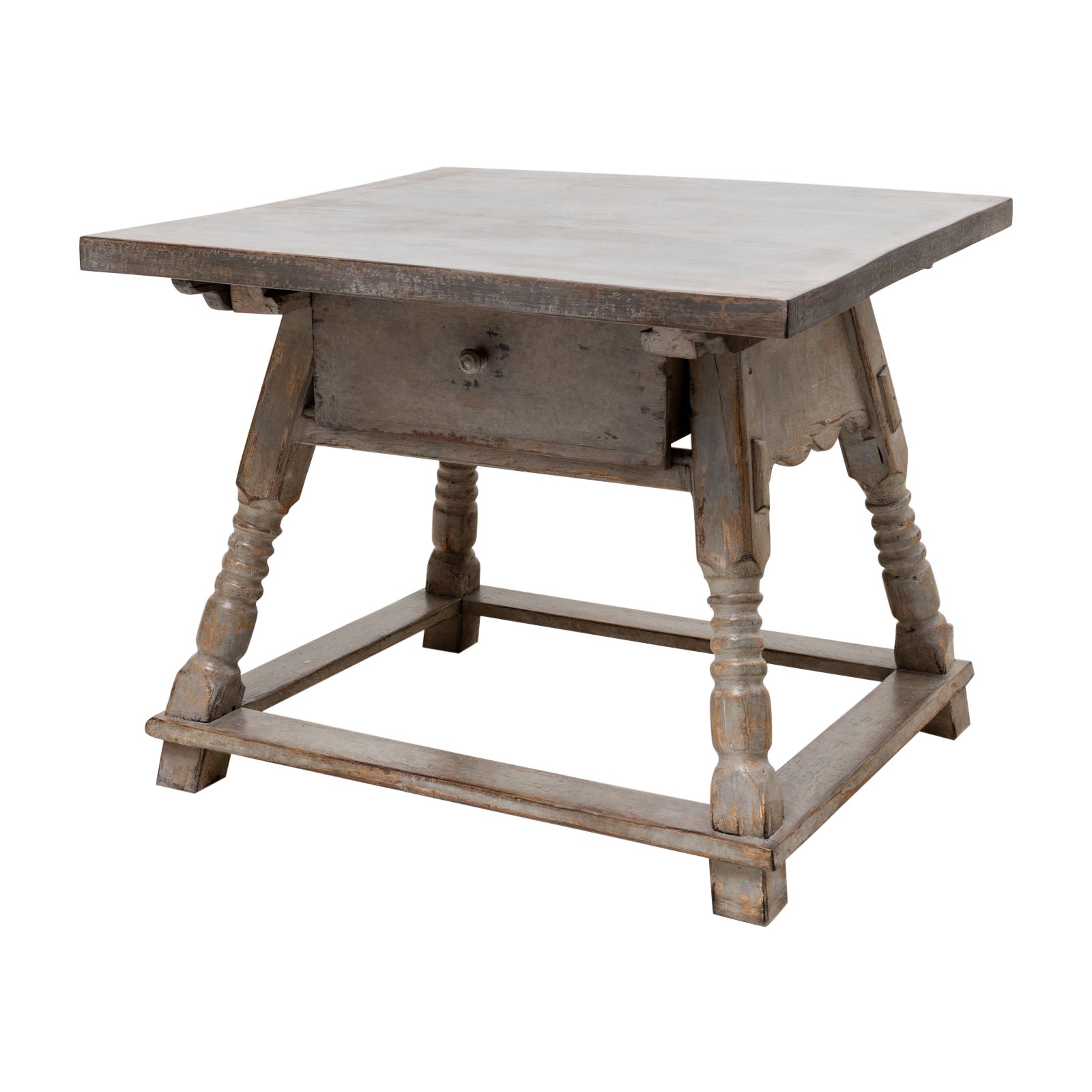 Table de salle à manger provinciale allemande, 19e siècle