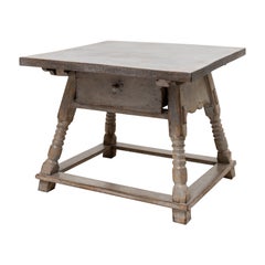 Antique Provincial German Dining Table, 19th Century