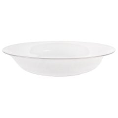White Glass Opalini Bowl by Venini