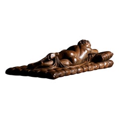 Sleeping Hermaphrodite in Terracotta, early 20th Century