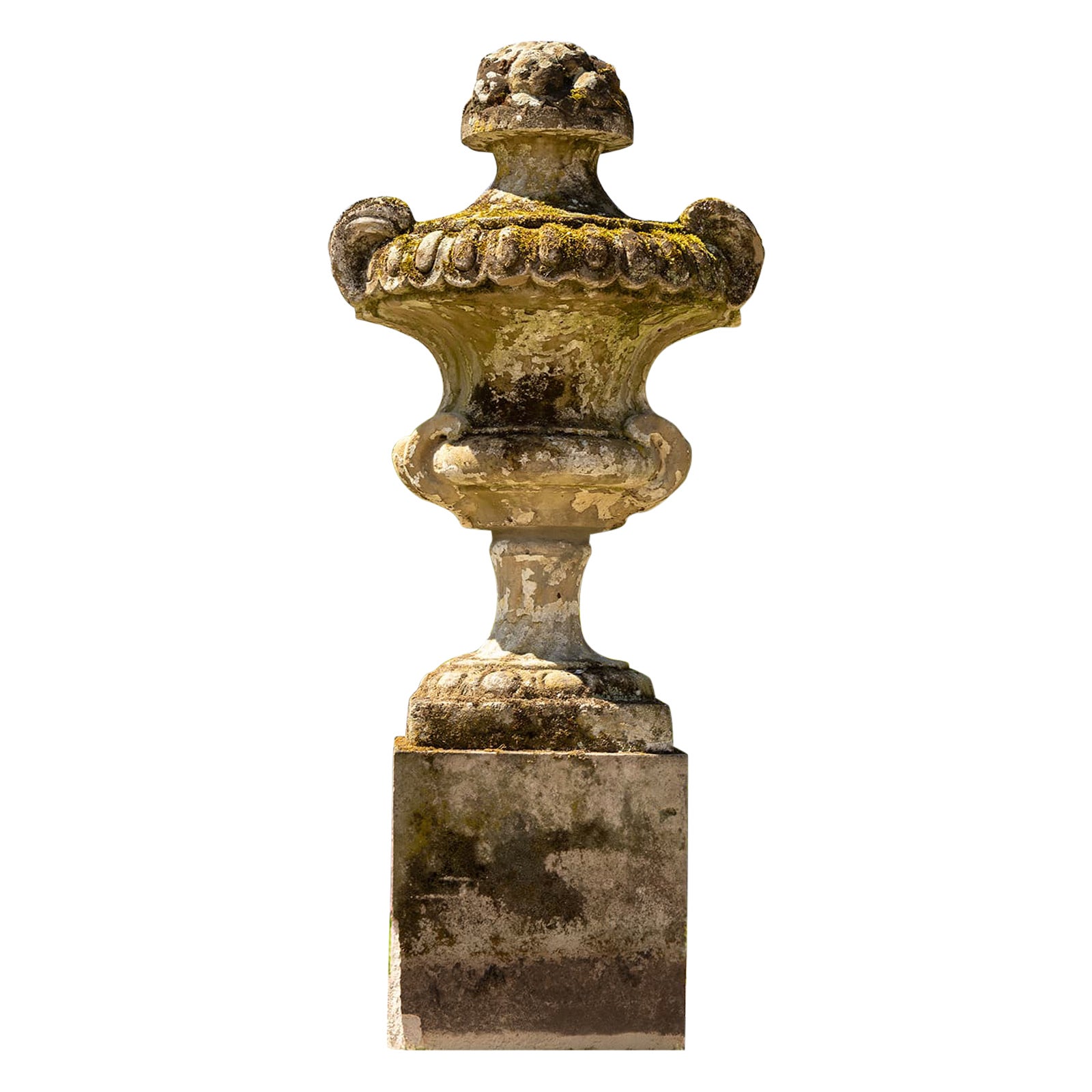 Urne de jardin baroque en grès, vers 1770 en vente