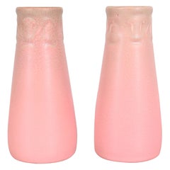 Vintage Rookwood Pottery Arts & Crafts Glazed Ceramic Vases, 1930