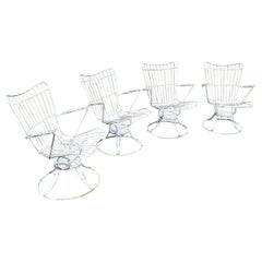 Vierer-Set Homecrest  Drehbare Schaukelstühle für draußen