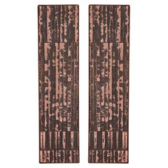 Tiradores de puerta de cobre y acero