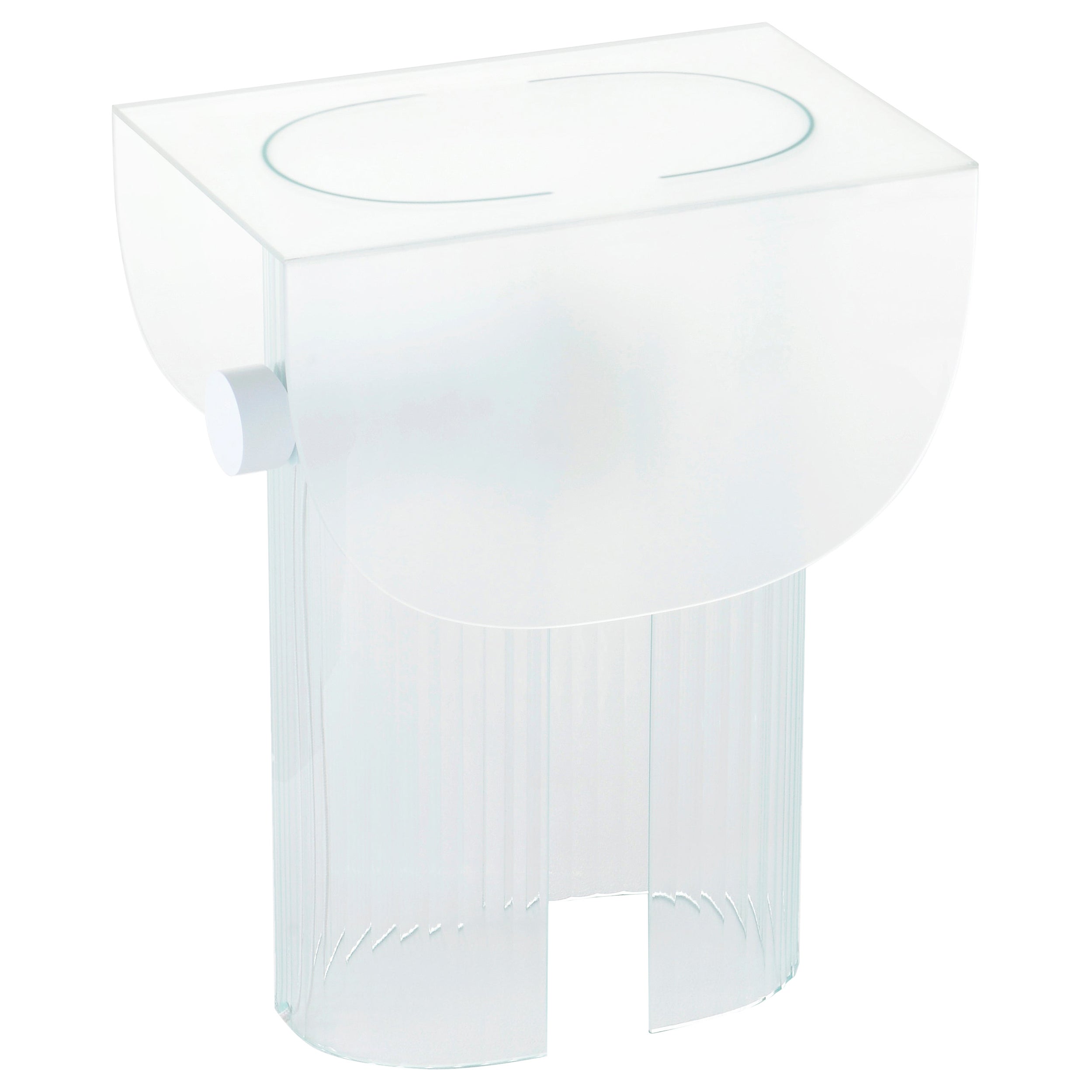 Helia White Table Lamp by Glass Variations