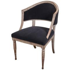 Swedish Gustavian Barrel Back Chair 8
