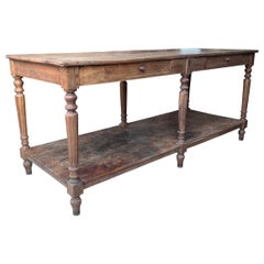 Antique French Drapers Table