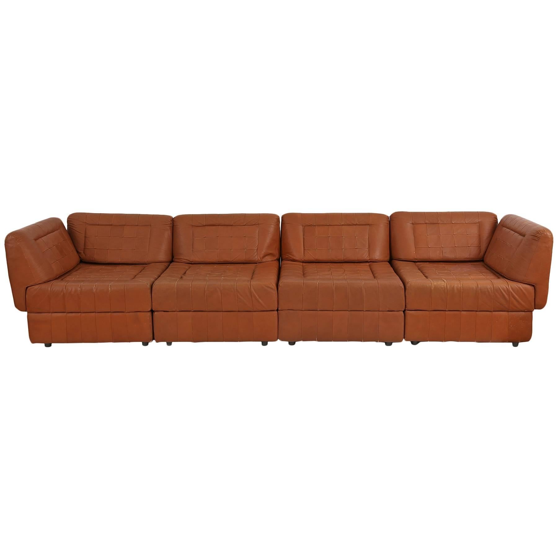 Percival Lafer Patchwork Leather Sofa