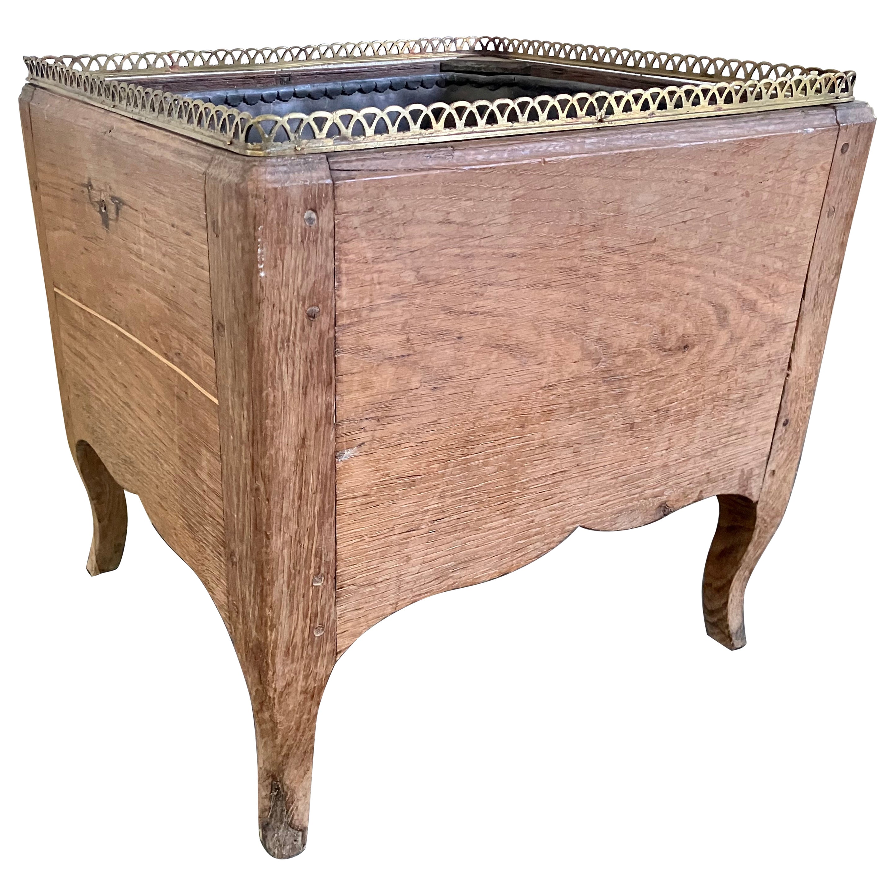 Louis XV Wood Planter Cachepot Jardiniere