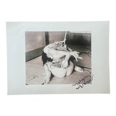 Vintage Original Photo Signed by the Provocative Japanese Photographer Nobuyoshi Araki