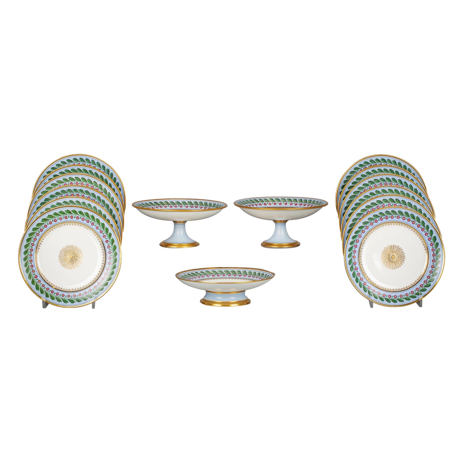 Part One en porcelaine de Sèvres 'Bleu Agate', daté 1831