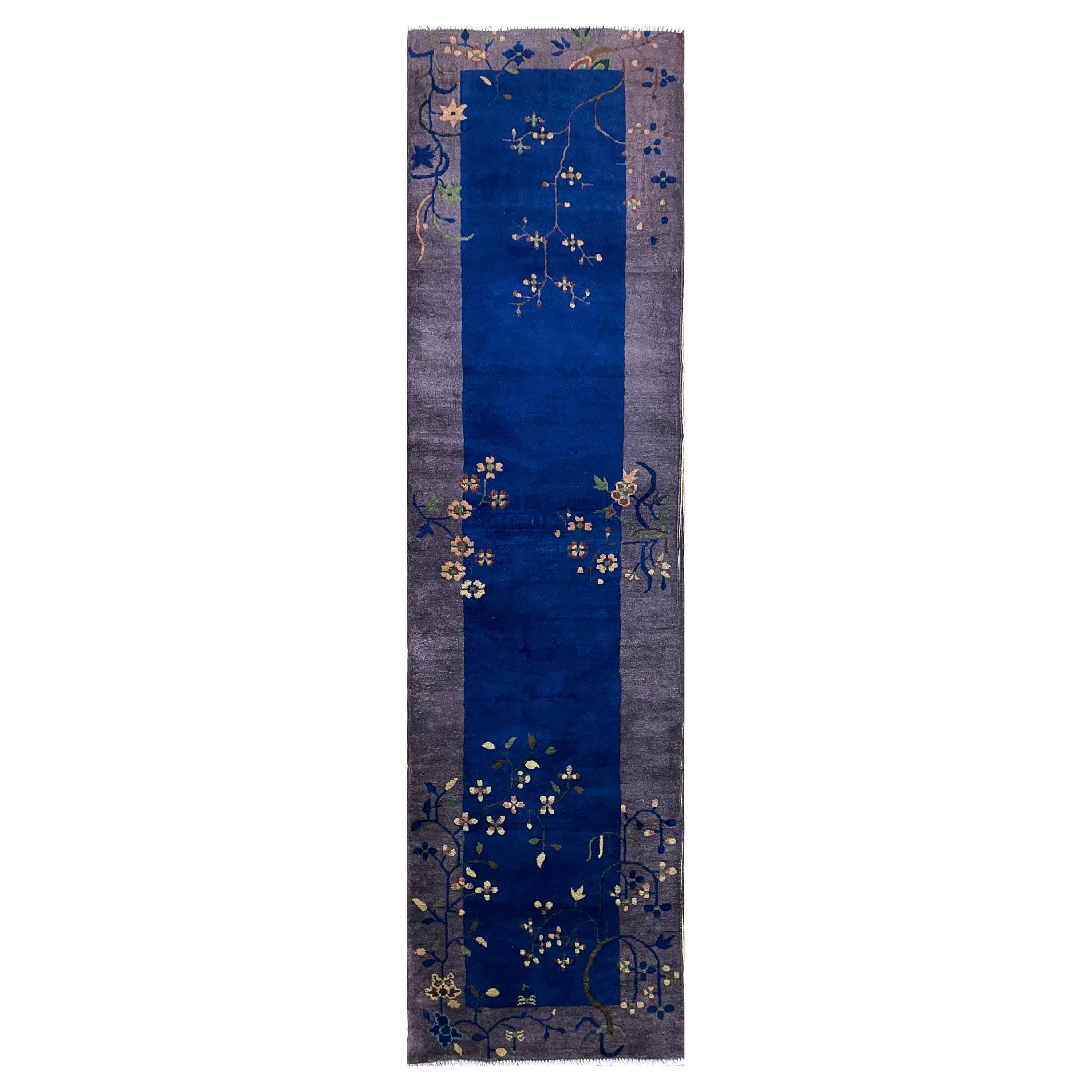 Antique Art Deco Chinese Runner, Elegance