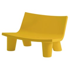Saffron Yellow Low Lita Love Low Sofa by OTTO Studio