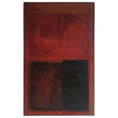 1970s Abstract Painting Signed in the manner of Mark Rothko