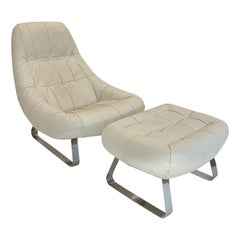 Percival Lafer MP-163 "Earth" Lounge Chair and Ottoman, Brazil, 1960s