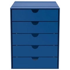 USM Inos 5 drawer set by Swiss architect Fritz Haller and Paul Schaerer