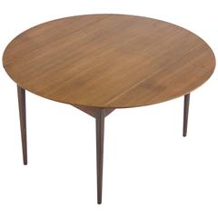 DUX of Sweden Round Drop Leaf Dining Table