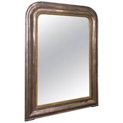 Louis Philippe Silver Leaf Mirror